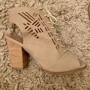 Restricted Lace Up Heels
